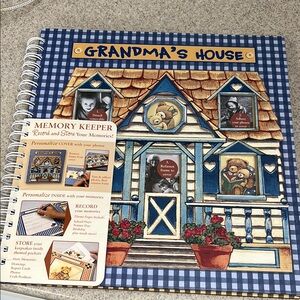 Grandma's House Memory Keeper Scrapbook - Blue